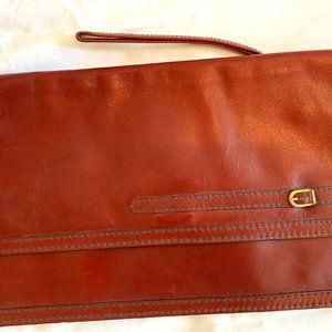 Gaetano New York Women's Burgandy Envelope Purse